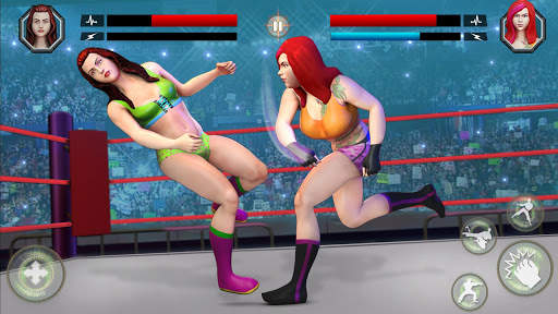 Women Wrestling Rumble: Backyard Fighting screenshot 1