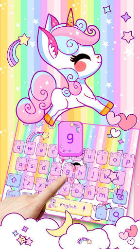 Rainbow Unicorn Keyboard screenshot 2