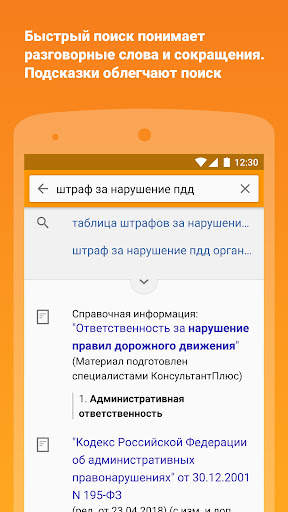 КонсультантПлюс screenshot 3