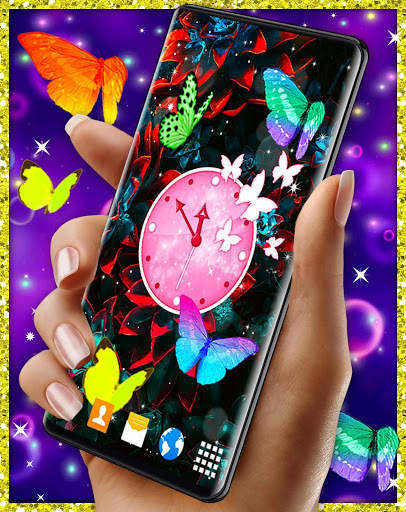 Butterflies Live Wallpaper 🦋 Neon 4K Wallpapers screenshot 5