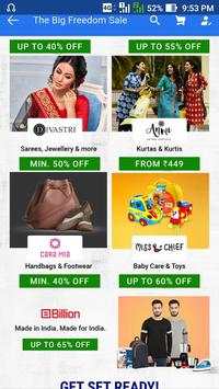 FREEDOM SALE SHOPPING APP screenshot 3