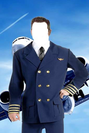 Pilot Uniform Photo Maker screenshot 3