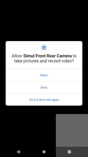 Front and rear camera screenshot 2