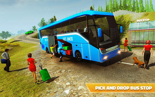 Offroad Bus Hill Driving Sim: Mountain Bus Racing screenshot 6