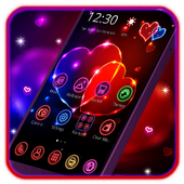 Love Heart Neon Theme icon