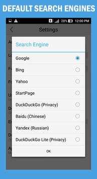 Web Browser for Android screenshot 6