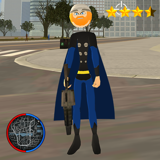 Super Stickman Rope Hero Gangstar Crime icon