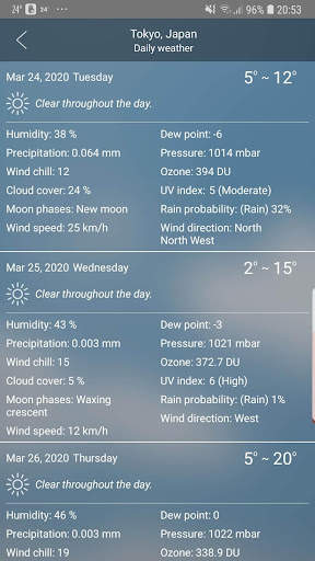 Weather screenshot 5