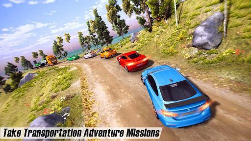Offroad Airplane Pilot Cargo Truck:Car Transporter screenshot 4