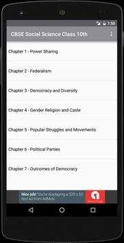 CBSE Social Science Class 10th screenshot 2