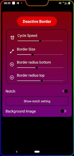 Border Light Pro Live Wallpaper screenshot 1