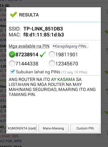 Wifi WPS Plus (Filipino) screenshot 2