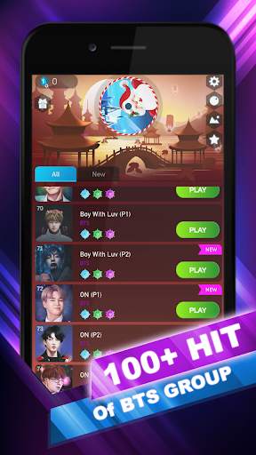 BTS Hop: KPOP IDOL Rush Dancing Tiles Game 2019! screenshot 1