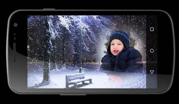 Cool Snowfall Photo Frames screenshot 1