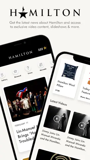 Hamilton — The Official App скриншот 1