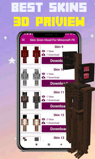 Siren Head skins for Minecraft PE screenshot 4