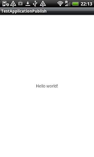 Experimental App screenshot 1