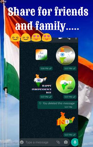 15August Stickers For Whatsapp screenshot 6