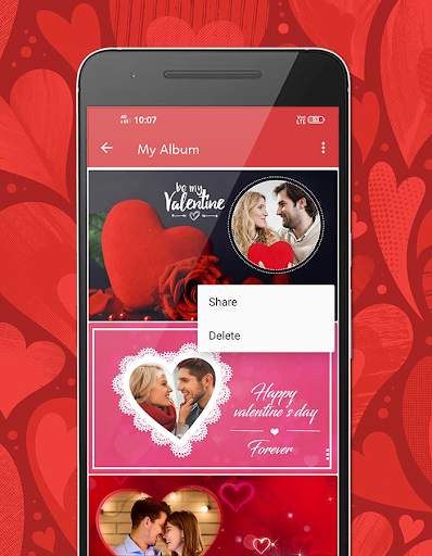 Valentine Day Photo Frame screenshot 3