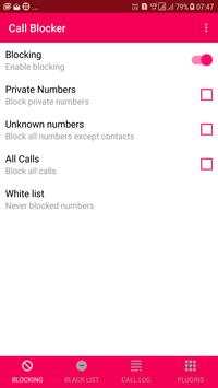 Call Blocker - Calls Blacklist screenshot 1