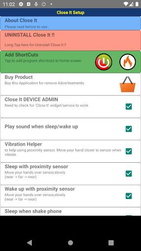 Close It (Power Button Helper) 1 تصوير الشاشة