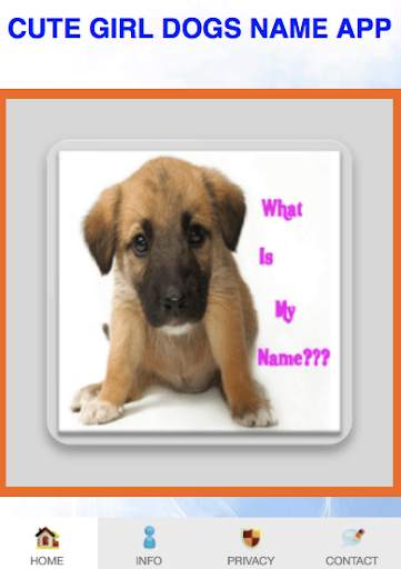 CUTE GIRL DOG NAMES APP 2020 screenshot 1