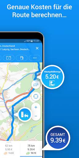 ViaMichelin Routenplan screenshot 3