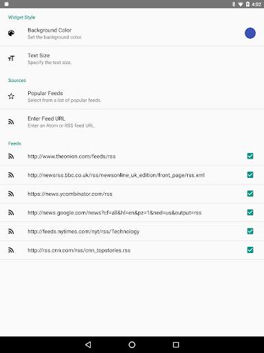 Minimal News Feed Widget screenshot 8