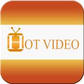 Hot video, hot clip logo