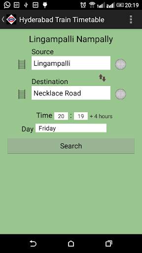 Hyderabad MMTS Train Timetable screenshot 2