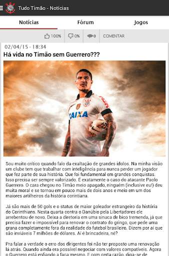 TudoTimão Notícias Corinthians screenshot 4