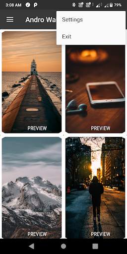 Andro Wallpapers 3 تصوير الشاشة
