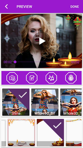 Diwali Photo Video & Editor screenshot 1