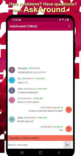 AskAround - ask question / chat with people nearby screenshot 4