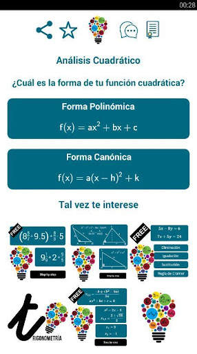 Análisis Cuadrático screenshot 1