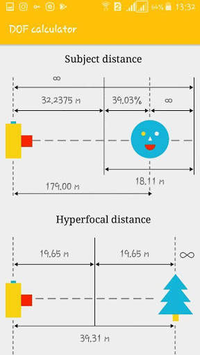 DOF Calculator screenshot 2