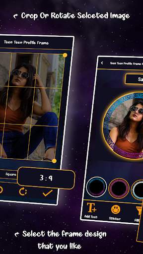 Teen Teen Profile Frame For InstaDP and WA Profile screenshot 2