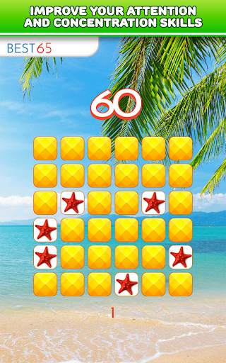 Brain game - Memory training - Beach screenshot 14