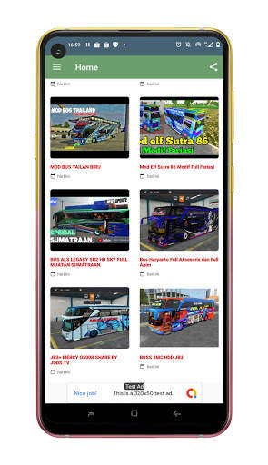 Mod Bus Simularor Indonesia Bus Thailand screenshot 4