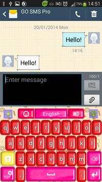 Candy Rainbow Keyboard screenshot 2
