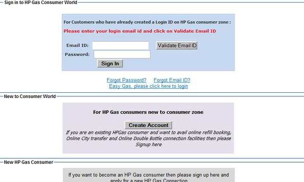 HP Gas Booking screenshot 3