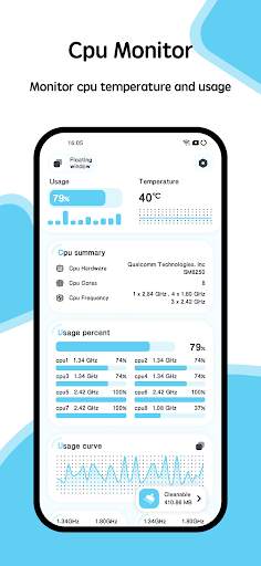 CPU Monitor - temperature screenshot 4