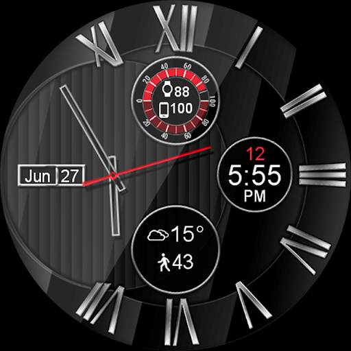 Glass Reflecto HD Watch Face screenshot 15
