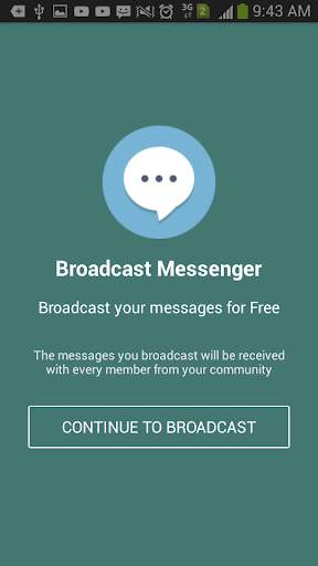 Broadcast Messenger screenshot 1