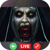 Fake Evil Nun Ghost Call Video : Call Scary Horror icon