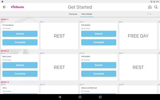 Wellbeats screenshot 12