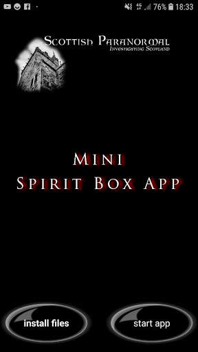 SP Mini Spirit Box App screenshot 1