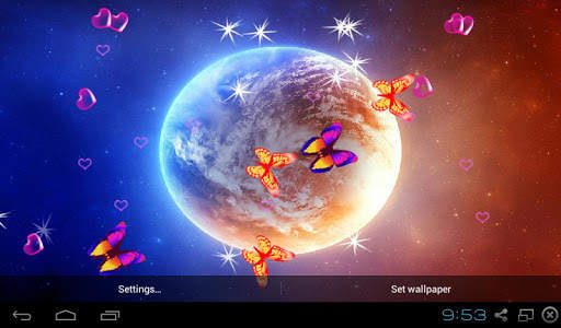 Planet Live Wallpapers - Screen Lock, Sensor, Auto screenshot 1