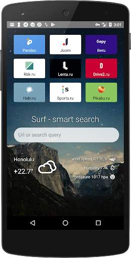 Surf Browser - smart search screenshot 1