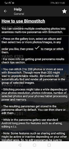 Bimostitch Panorama Stitcher скриншот 8